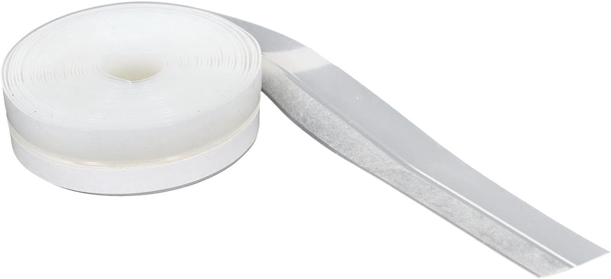 tochtstrip voor deuren en ramen, 4 meter x 4,5 cm, rol met tochtstrip, transparant, afdichtstrip, tochtstopper, transparant