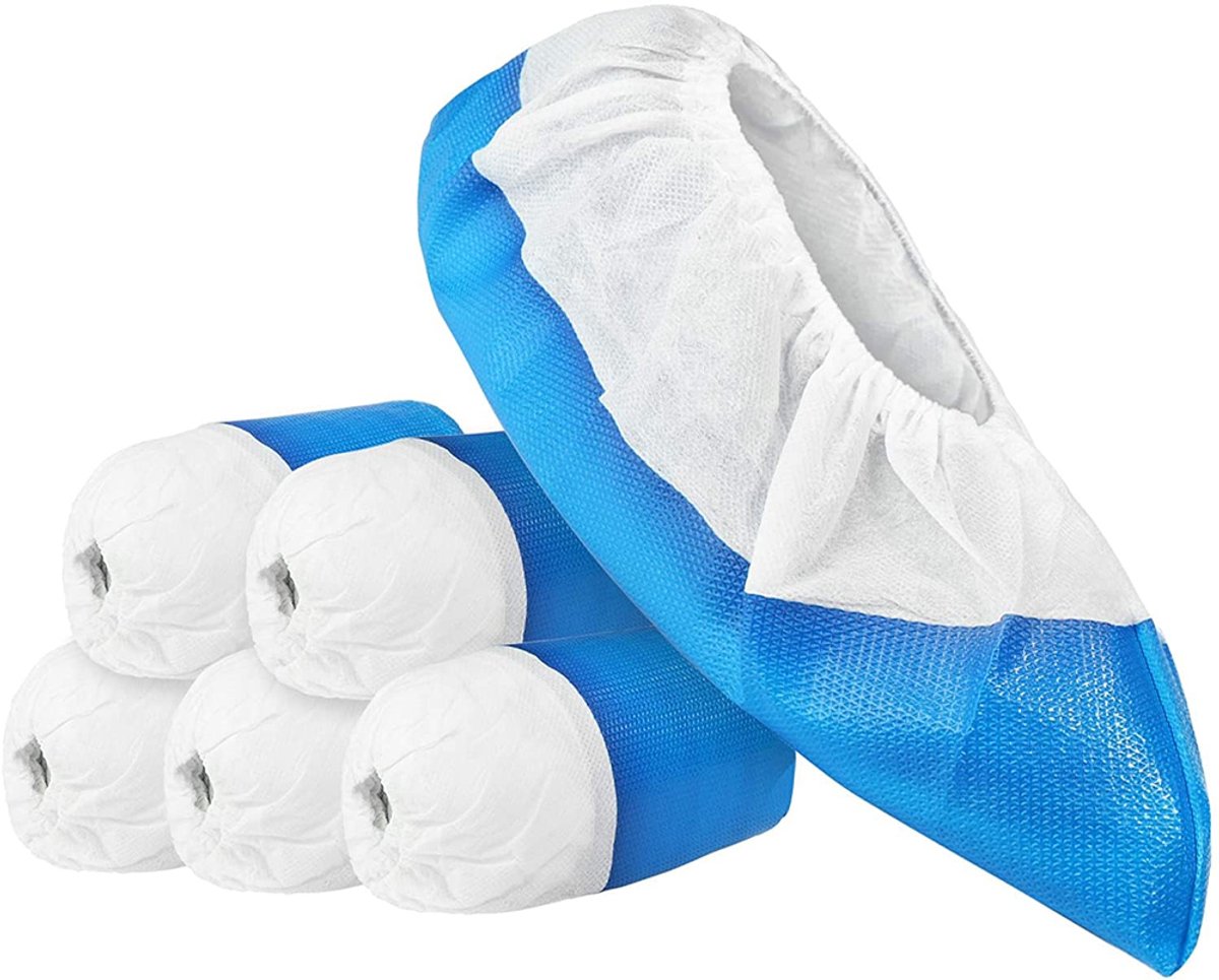 Schoenovertrekken - 100 stuks - 40*17 cm - Wegwerp - Waterdichte schoenovertrekken voor buiten - Antislip en slijtvast - Ademend en verdikt - PE-gecoat