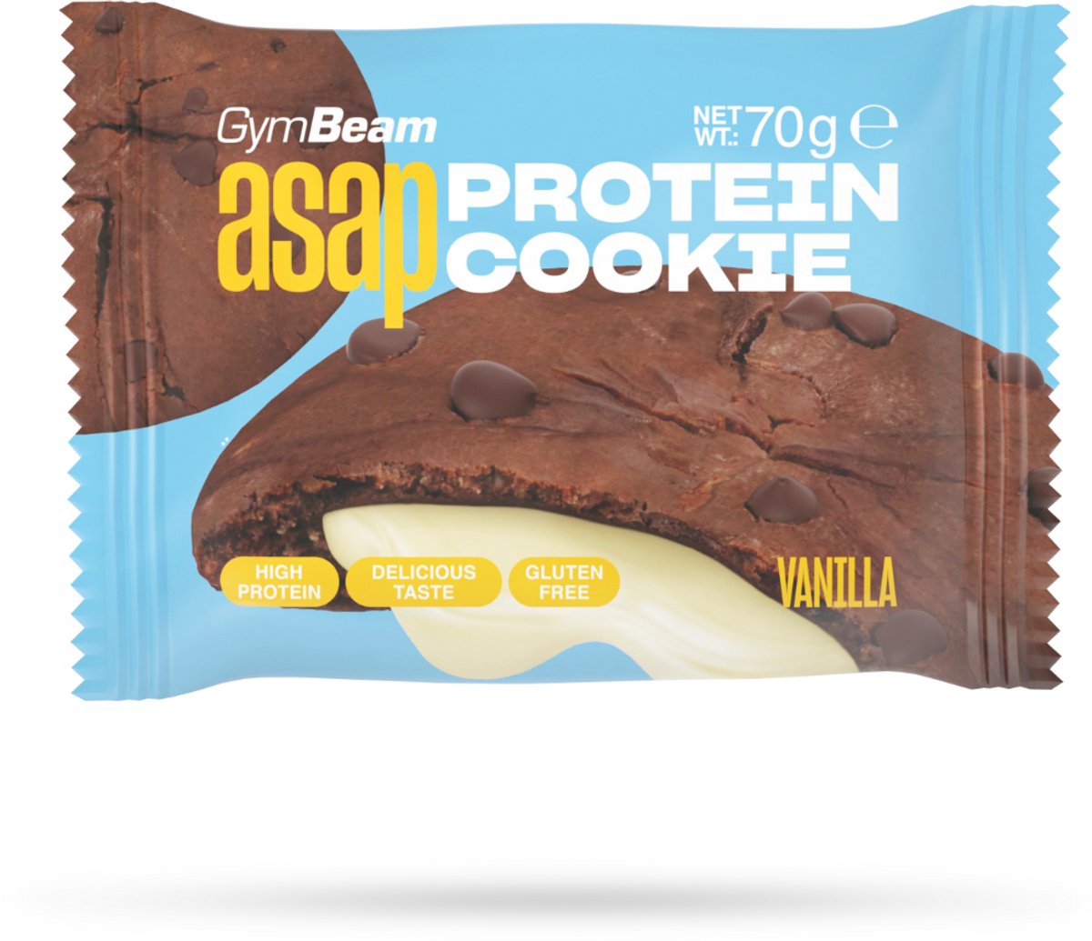 GymBeam ASAP Eiwitkoekje 70 g vanille