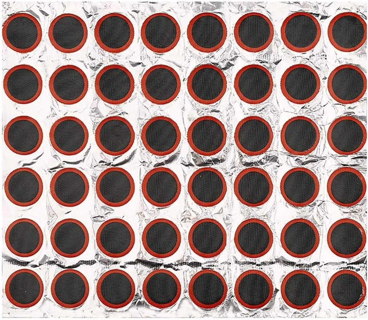 Reparatieset voor Fietsbanden - 48 Stuks - 2,5 cm Rubber Patches - Geschikt voor Fietsen en Opblaasbare Voorwerpen