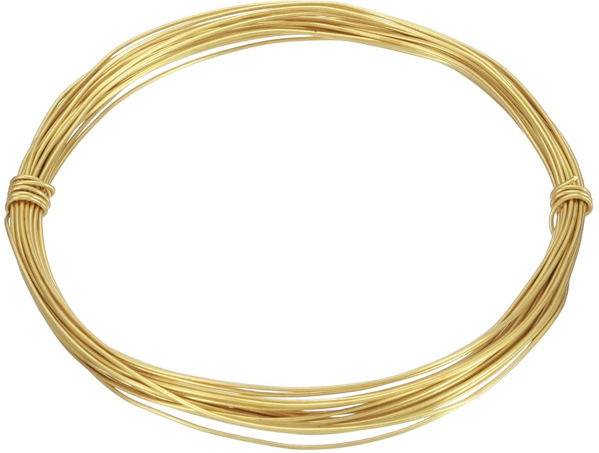 Draad, 20 gauge, 25 m, zacht en opvouwbaar, voor het maken van sieraden, doe-het-zelf, modellering, decoratie (rond)