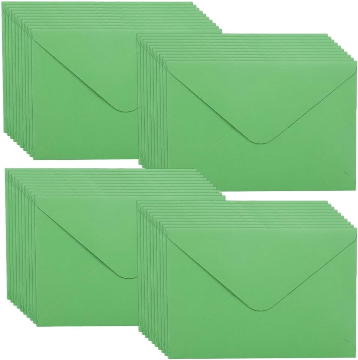 Mini-Enveloppen - 40 Pakjes 15,5 * 10,5 Cm Donkergroen Klassieke Flapenvelop, Zakelijke Envelop, voor Geschenken, Wenskaarten, Bruiloften, Zaken, Uitnodigingen (Kaarten Niet Inbegrepen)