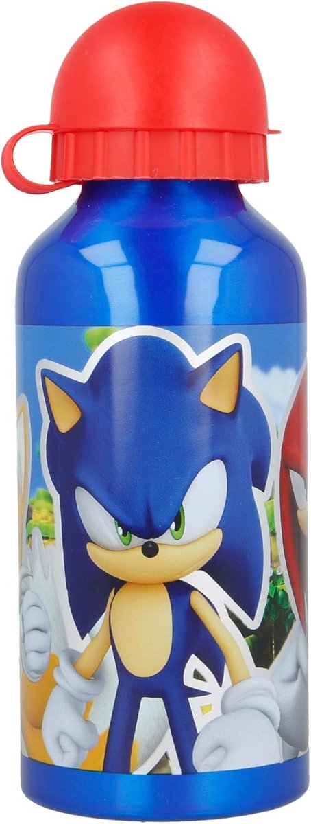SnelShoppen - Aluminium Kinderdrinkfles 400ml - Herbruikbare Lekvrije Fles met Veiligheidsdop - Duurzaam en Lichtgewicht voor Kinderen - Perfect voor