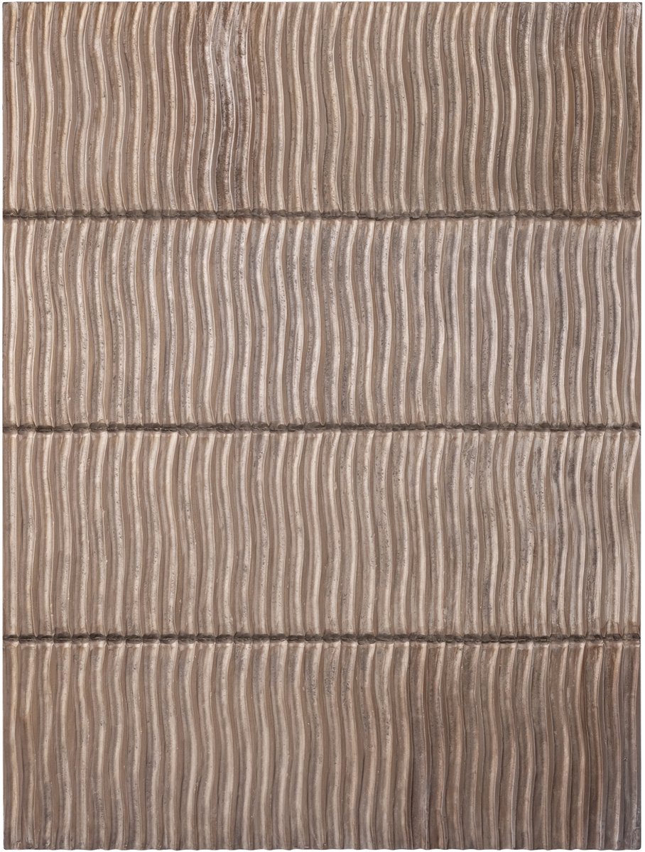 PTMD Seline Bronze MDF Wavy Stripe Layer Wall Panel S