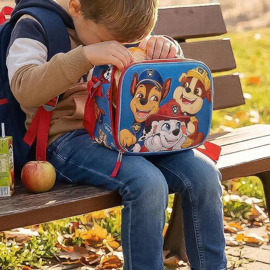 Paw Patrol 3D Lunchtas voor Jongens - Geïsoleerde Koeltas met Schouderband - Blauw van PAW Patrol — afbeelding 3