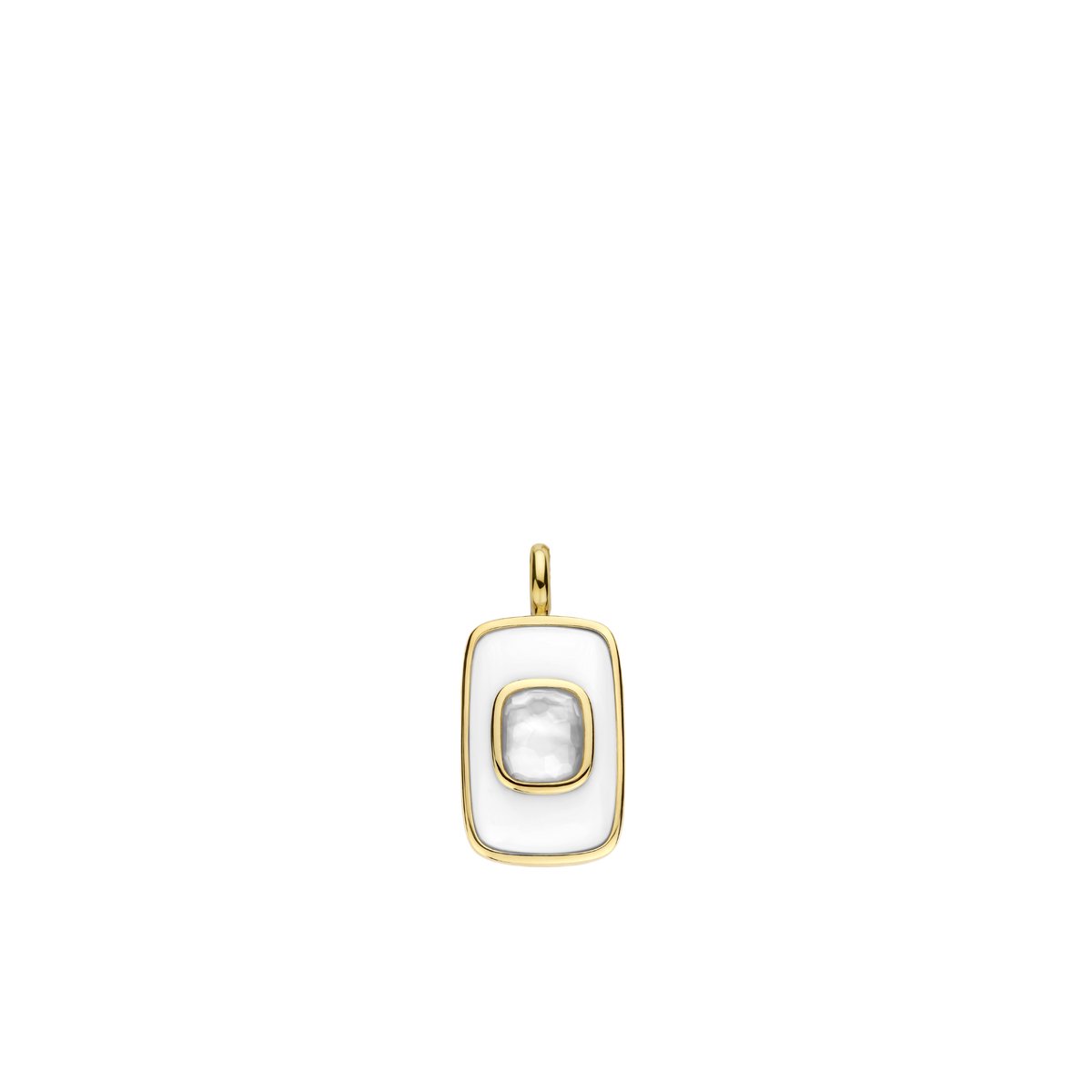 TI SENTO Dames Hanger - 925 zilver - Wit - 6815WA