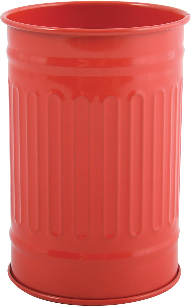 MSV HABANA Tandenborstelhouder – Stalen Beker voor de Badkamer – Badkamer Accessoires – Rood