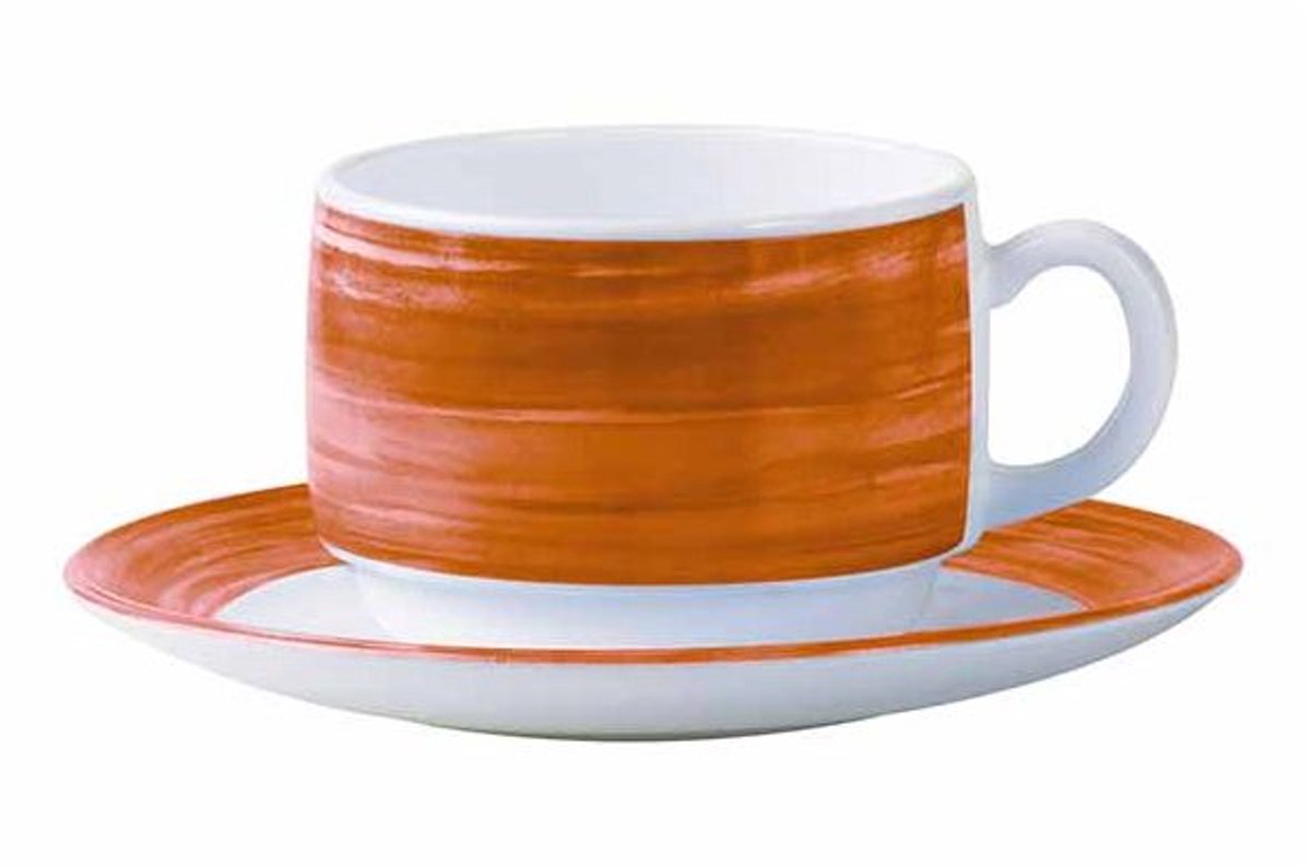 Brush Ondertas Set6 Terracotta D14cm