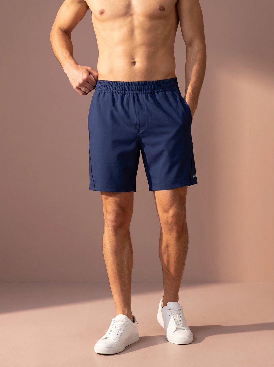 Sjeng Sports ERWIN - Maat: S Pelikan Ink - Tennis Shorts Mannen - Sportbroek -