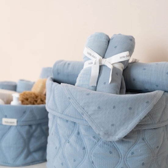 Swaddle - Blauw - Essentials van Jollein — afbeelding 2