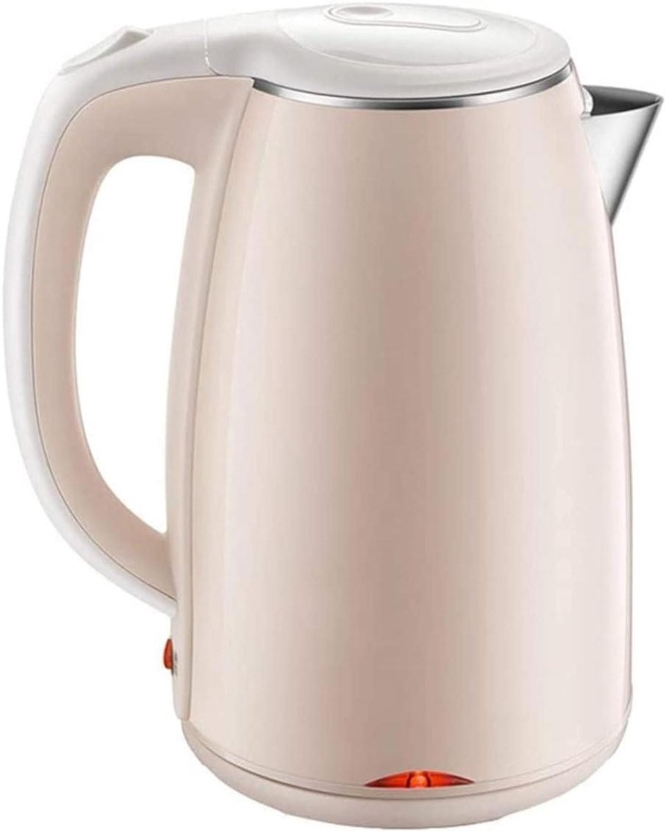 Elektrische Waterkoker Thee Ketel Snel Water Koken Dubbele Muur 17 Liter Roze