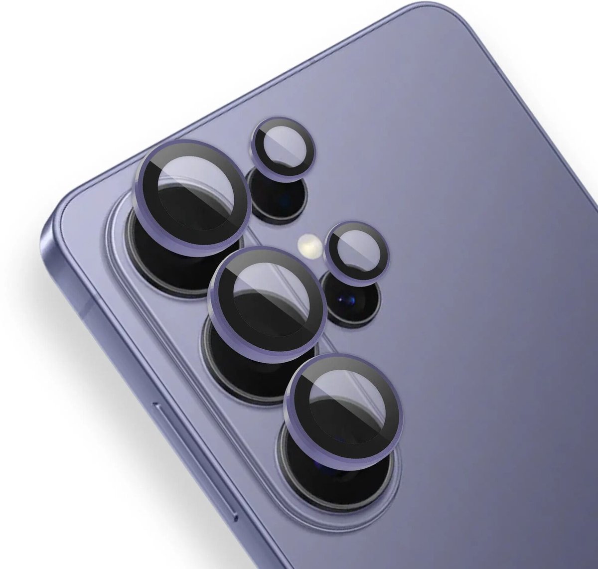 Rosso Camera Frame Protector Geschikt voor Samsung Galaxy S26 Ultra - Case Friendly - 9H Tempered Glass voor Cameralens - Gemakkelijke Installatie met Tray - Paars