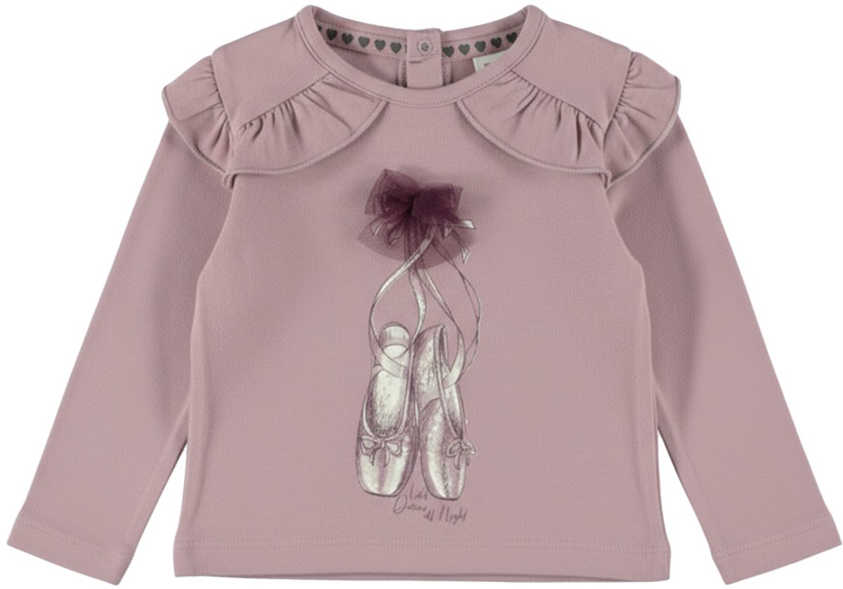 Dirkje Meisjes T-shirt - Elderberry