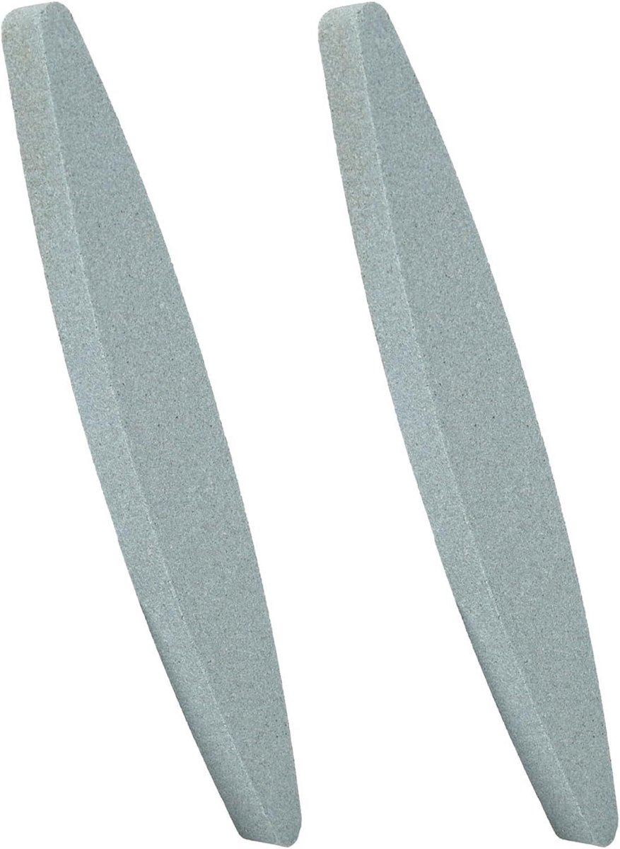 SnelShoppen - Slijpstenen Set voor Messen, Bijlen, Snoeischaar - 2 Stuks Aluminium en Siliciumcarbide - Nauwkeurige Afmetingen 225 x 35 x 13 cm - Idea
