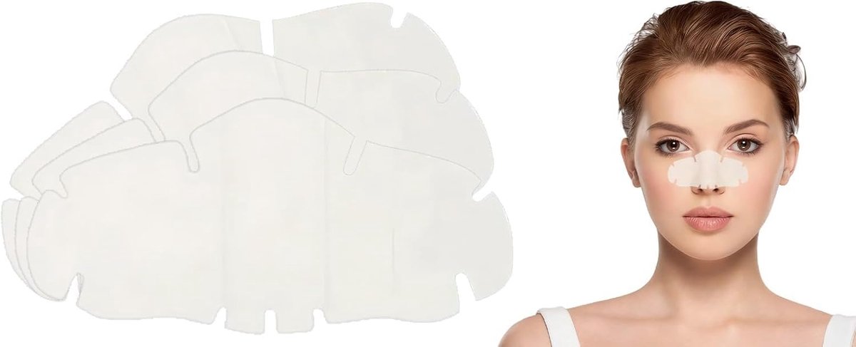 SnelShoppen - 90 Mee-eterverwijderstrips Neusstrips voor Poriënreiniging en Oliecontrole - Geschikt voor Alle Huidtypes - Effectieve Mee-eter Verwijde