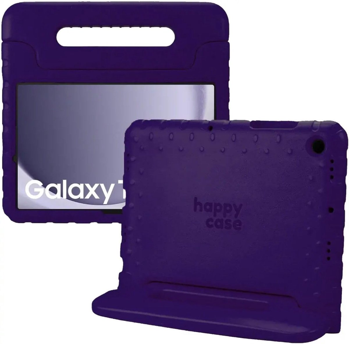 SnelShoppen - HappyCase Kindertablet Hoes voor Samsung Galaxy Tab A11 Plus/Tab A9 Plus | Kindervriendelijke Beschermhoes | Schokbestendige Case met Ha