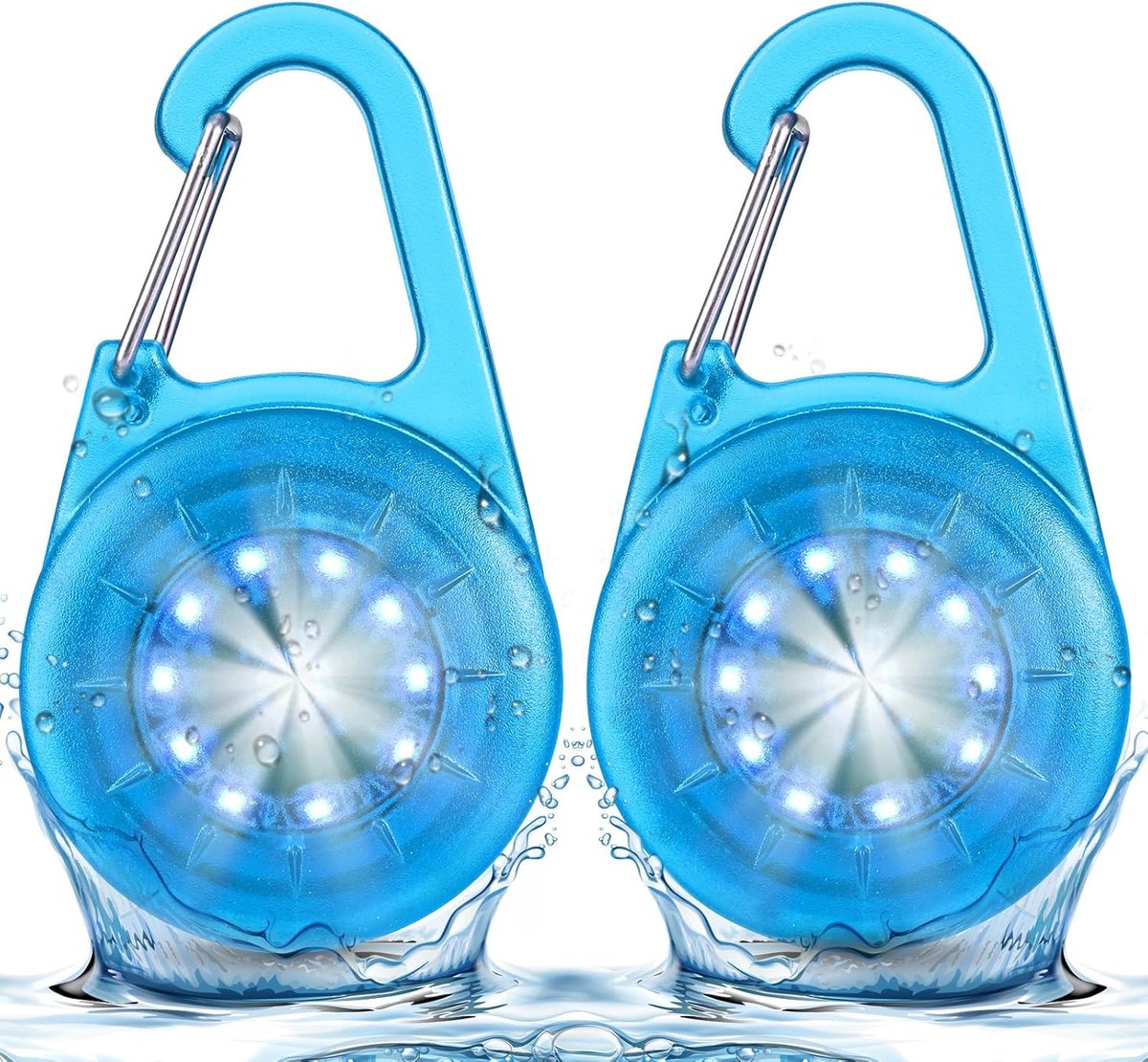 SnelShoppen - LED Flashing Light - Veiligheidslicht IP68 Waterproof - USB Oplaadbaar - Ideaal voor Kinderen, Schooltassen, Nachtlopers, Honden, Mounta