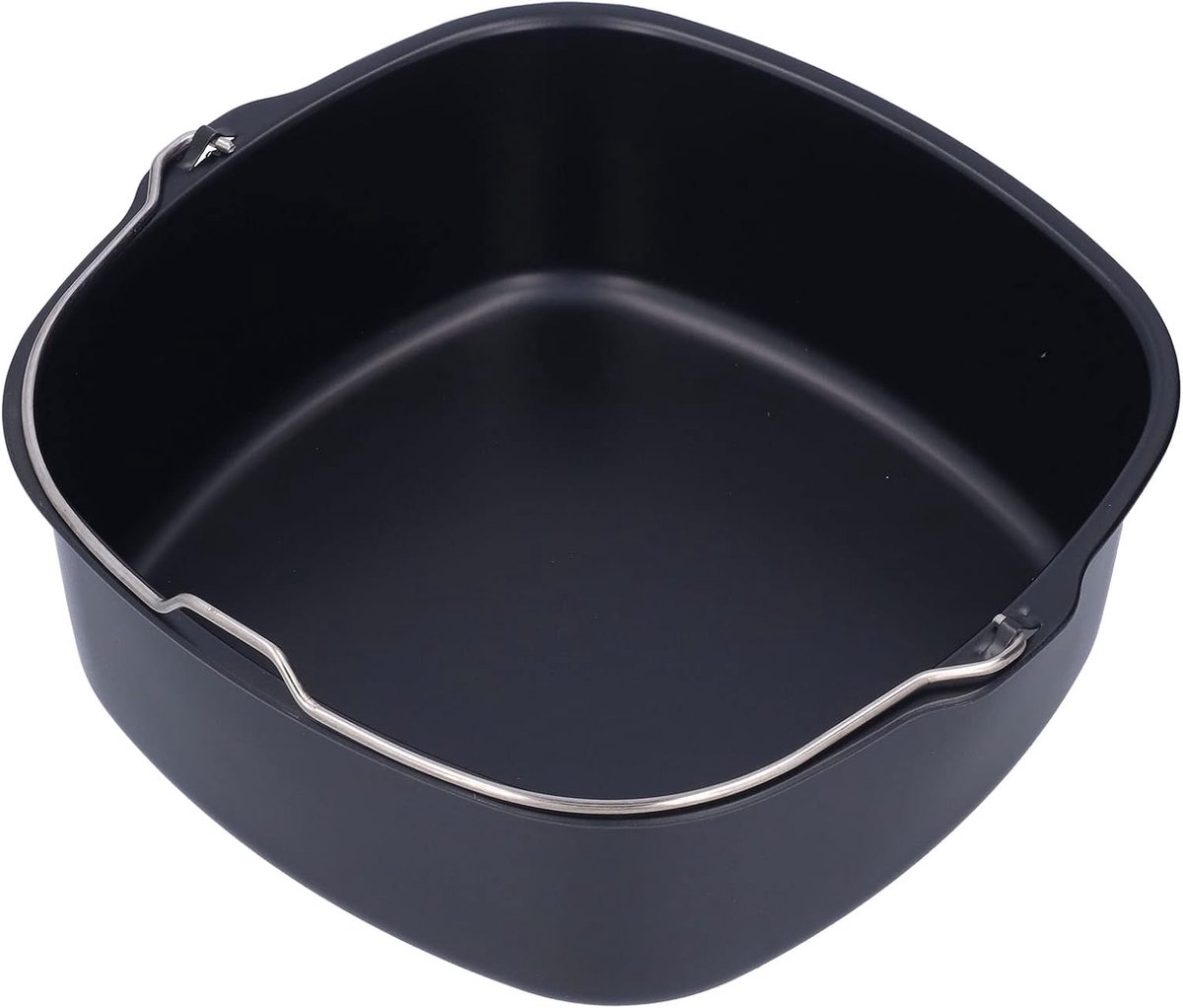 SnelShoppen - Vierkante Cakevorm van Ijzer, Multifunctionele Bakpan voor Taarten en Gebak, 22cm, Veilig en BPA-vrij, Ideaal voor Keuken en Restaurant