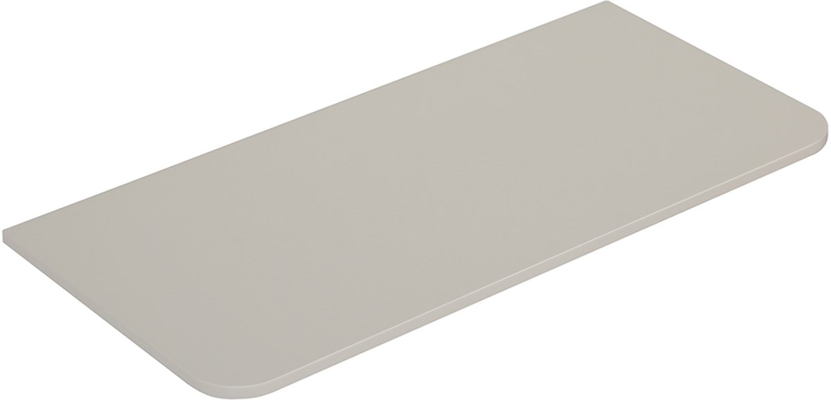Wiesbaden Novira Topblad Afgeronde Hoeken - 80x48cm - Mat Zand