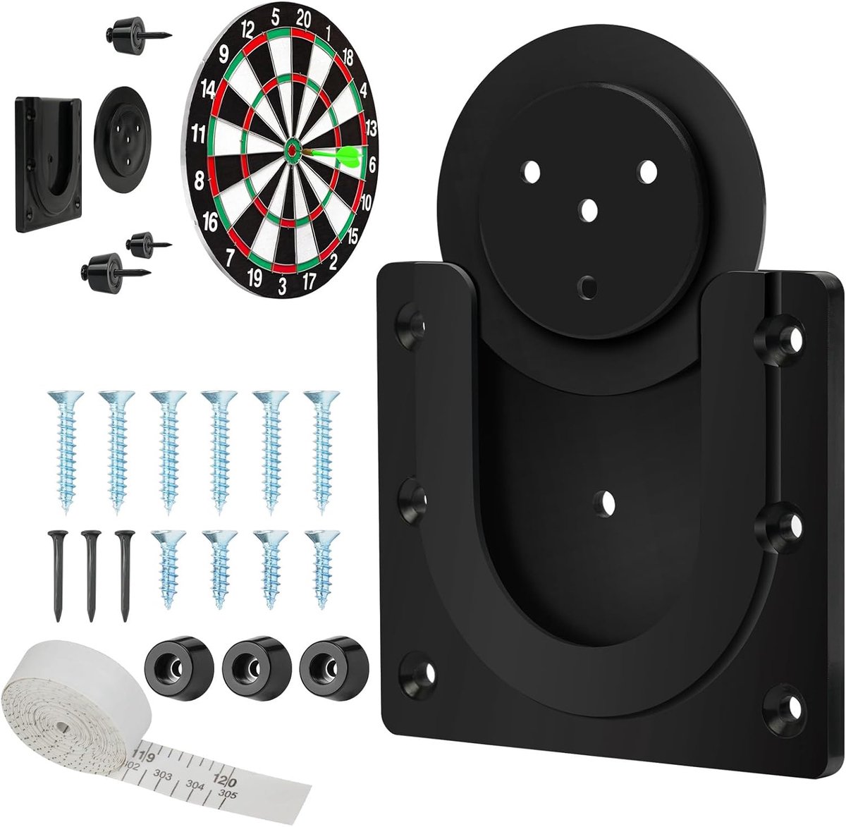 SnelShoppen - Flintronic Dartboard Bevestigingsset - Stevige Wandbeugel voor Dartborden - Eenvoudige Installatie - Ideaal voor Feest, Archery Games, S
