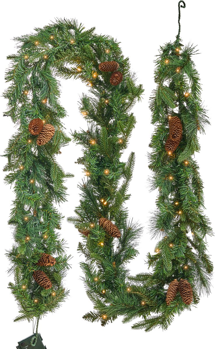 KAMERUN - Guirlande - Groen - 270 cm - PVC