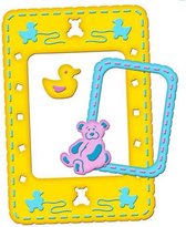 Spellbinders - Frameabilities Collection - Die Cutting and Embossing Templates - Nursery Time Frame. S5-020.