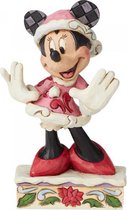 Disney beeldje - Traditions collectie - Festive Fashionista - Minnie Mouse - Kerst / Christmas figurine
