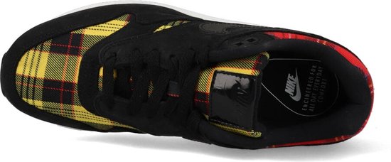 Nike Air Max 1 SE AV8219-001 Noir / Jaune / Rouge-37.5