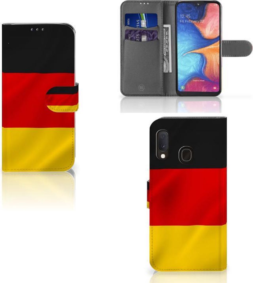 Samsung Galaxy A20e Bookstyle Case Duitsland