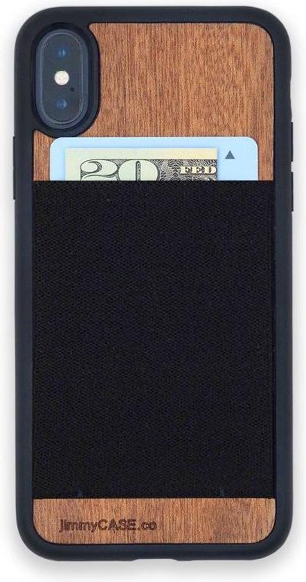 JimmyCASE iPhone XS Max Wallet Case Black bol