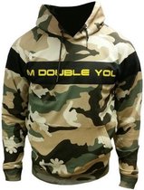 MDY Sportkleding - Camo Hoodie (S - Kaki) - Heren Hoodie