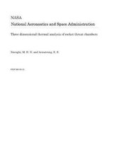 Three Dimensional Thermal Analysis of Rocket Thrust Chambers