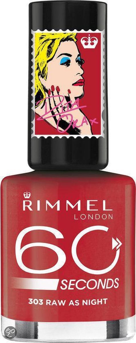 Rimmel 60 seconds RO collectie - 303 Raw as Night - Nailpolish