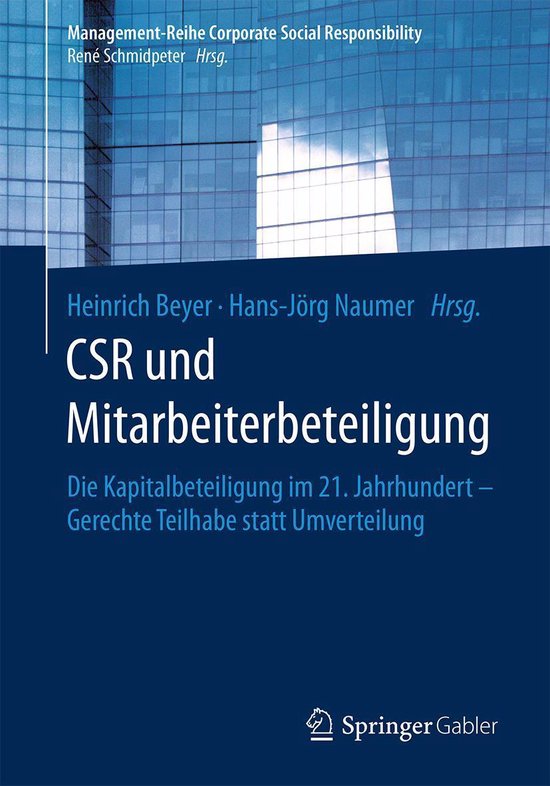 Business and Economics (German Language) - CSR und Mitarbeit ... - cover