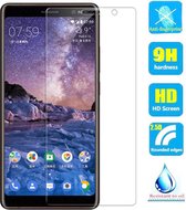 2 Stuks Screenprotector Tempered Glass Glazen Gehard Screen Protector 2.5D 9H (0.3mm) - Geschikt Voor: Nokia 7 Plus