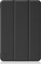 DrPhone Tri-Fold - Opvouwbare Cover - PU Lederen Case - Voorkant + Achterkant - Voor iPad Mini 5 - 2019 - zwart
