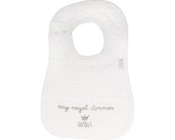 BAMBAM Slab "my royal dinner" - Wit - Baby cadeau
