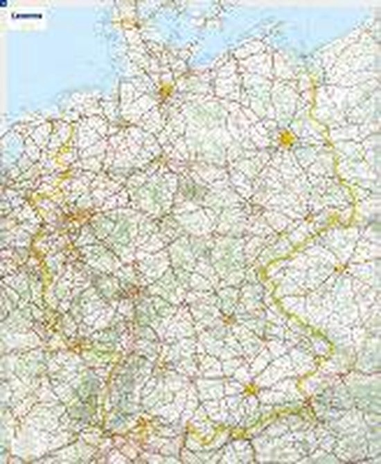 Michelin Deutschland 1 : 750 000. Poster-Karte | bol.com