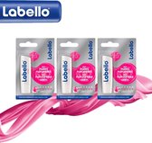 Labello Hot Pink Lippenbalsem Met Natuurlijke Olieen Care & Color - 3 Pack Voordeelverpakking