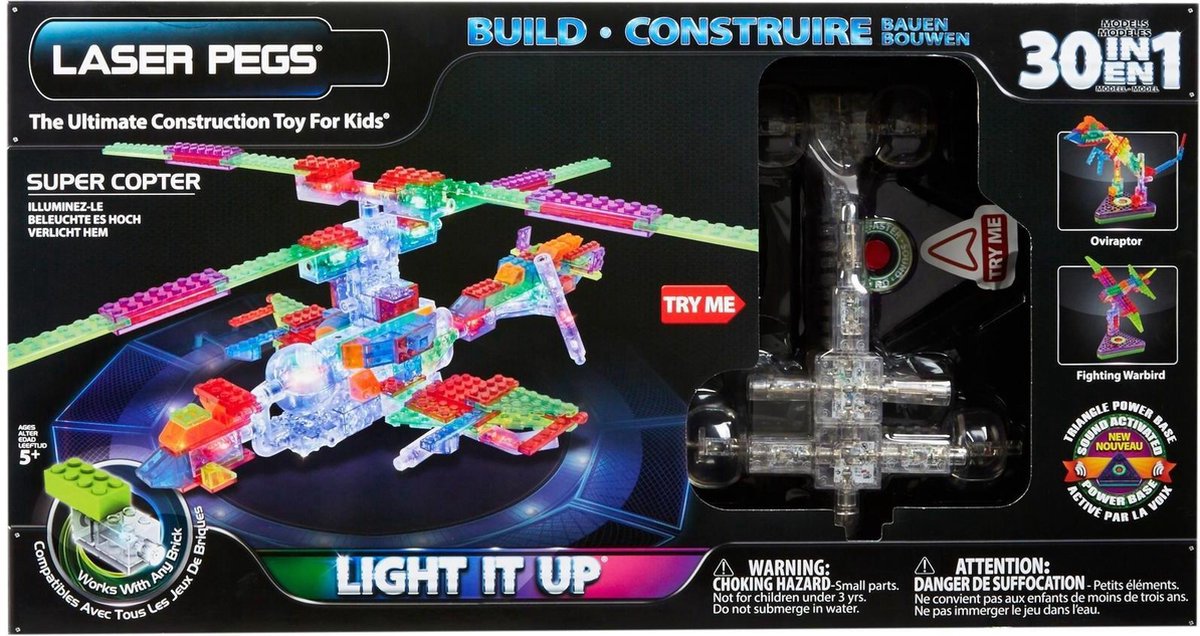 Laserpegs Super Copter bol