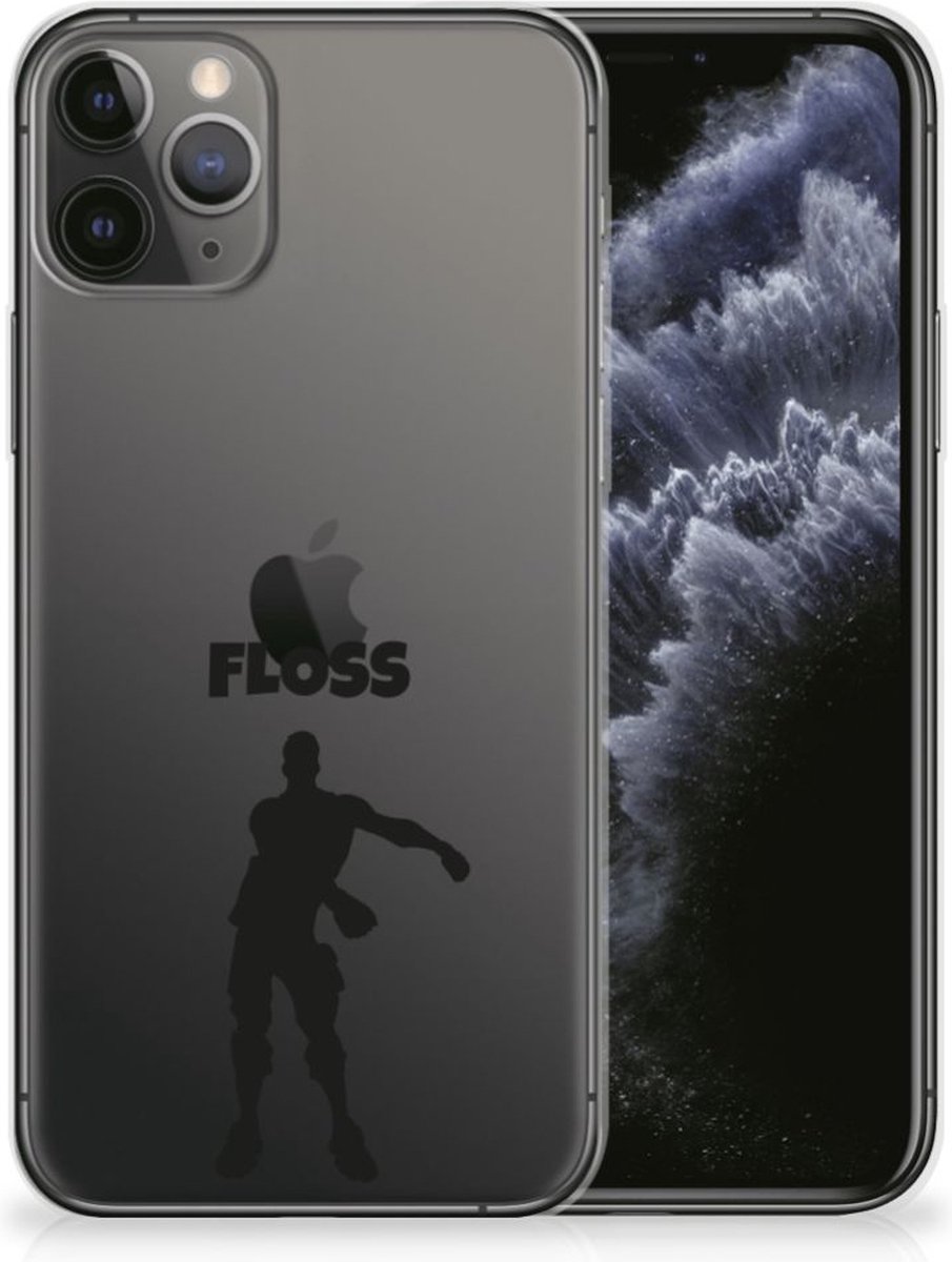 TPU Hoesje voor Apple iPhone 11 Pro Telefoonhoesje met Naam Floss