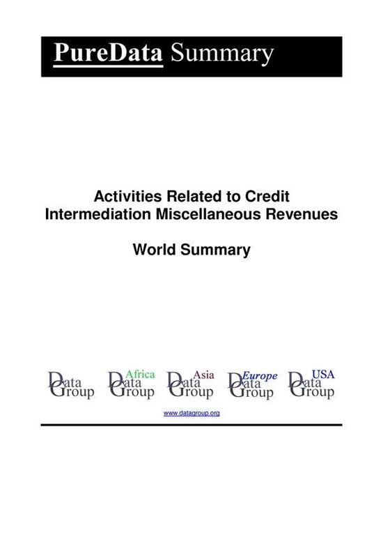 PureData World Summary 2503 - Activities Related to Credit I ... - cover