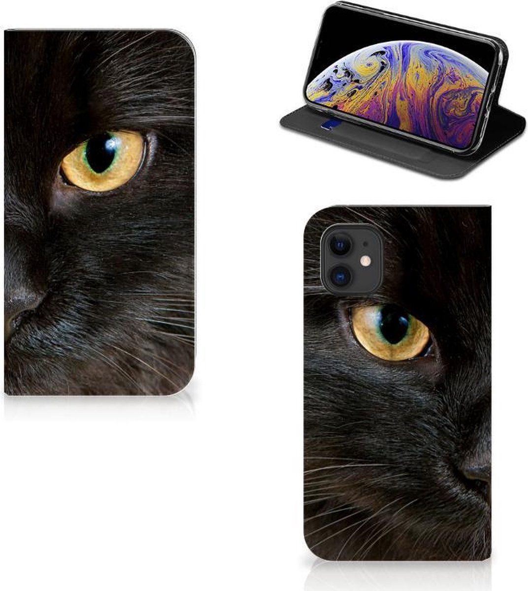 Apple iPhone 11 Hoesje maken Zwarte Kat