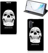Geschikt voor Samsung Galaxy Note 10 Mobiel BookCase Skull Eyes