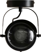 LESTER PLAFONDLAMP METAAL ZWART 1 LAMP