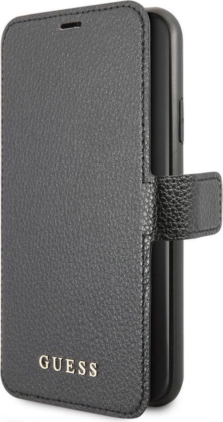 Guess Zwart hoesje iPhone 11 Pro Max - Book Case - Iridescent - Original -  GUFLBKSN65IGLBK | bol.com