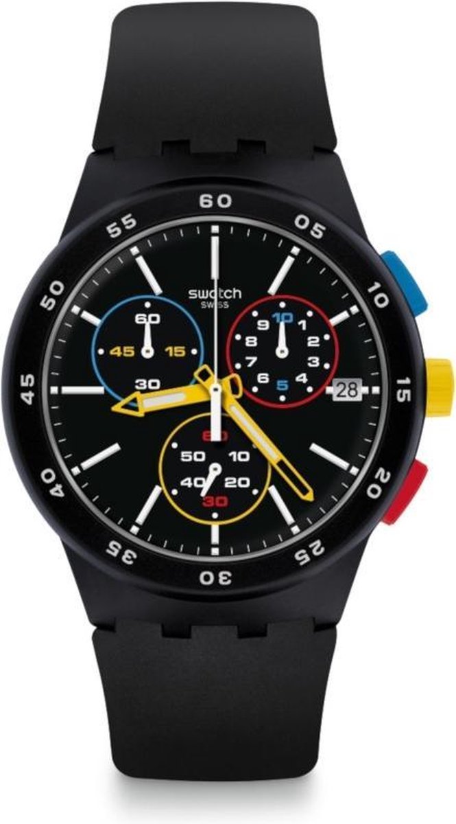 Swatch Originals Chrono horloge Black-One - Zwart