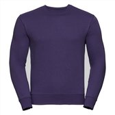 Russell Heren Sweatshirt Paars Ronde Hals Regular Fit