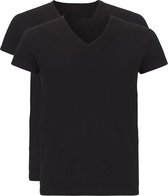 ten Cate v-shirt zwart 2 pack voor Heren - Maat M