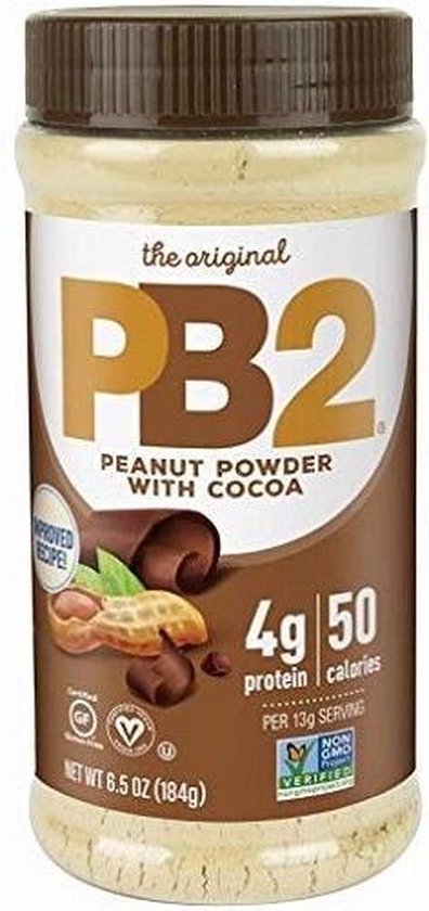 Bell plantation Pindakaas poeder PB2 453 gram Chocolate Powdered Peanut Butter - Bell Plantation